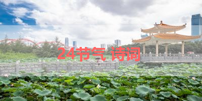 24节气 诗词 