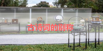 古诗词的别称 