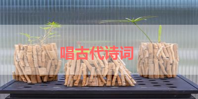 唱古代诗词 