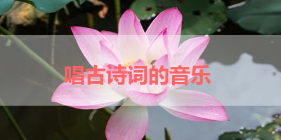 唱古诗词的音乐 