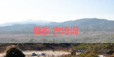 壁影 古诗词 