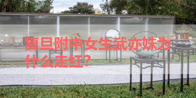 复旦附中女生武亦姝为什么走红？ 