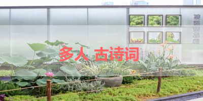 多人 古诗词 