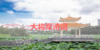 大将军诗词 