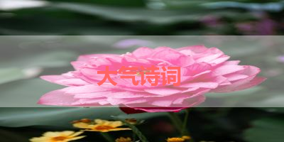 大气诗词 