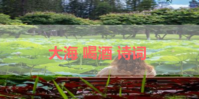 大海 喝酒 诗词 