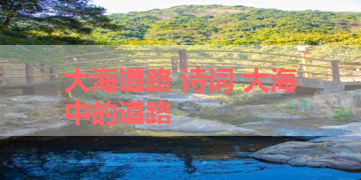 大海道路 诗词 大海中的道路