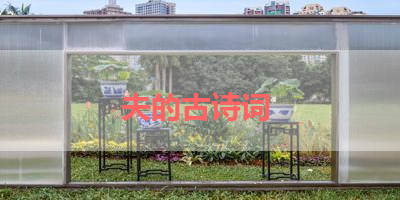 夫的古诗词 
