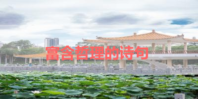 富含哲理的诗句 