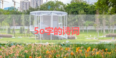 5o字的诗词 
