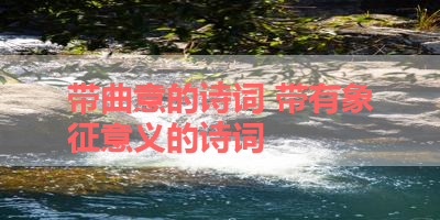 带曲意的诗词 带有象征意义的诗词