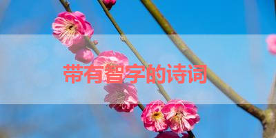 带有智字的诗词 